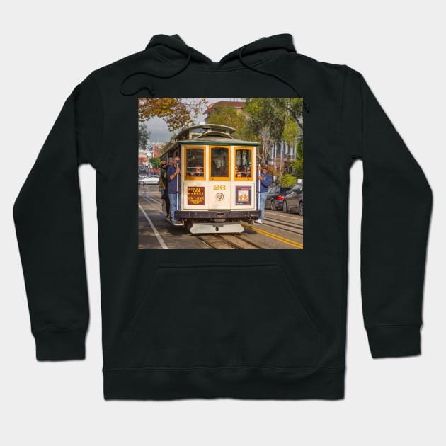 San Francisco Cable Car Hoodie by jforno